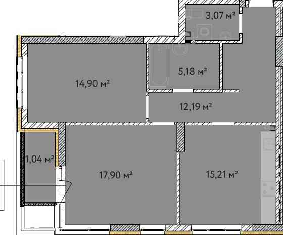 Продаж Великої квартири ЖК Krona park 2 будинок 10 Бровари Бровары