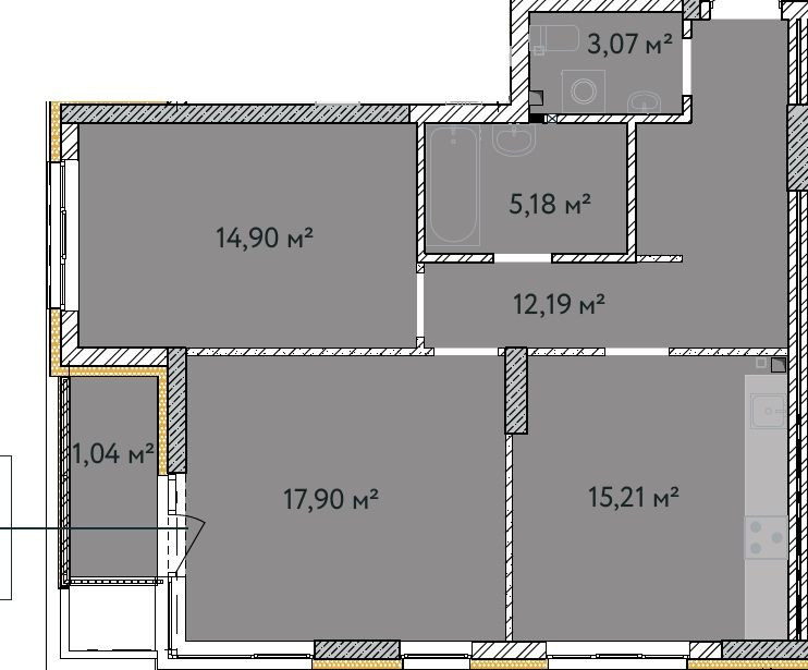 Продаж Великої квартири ЖК Krona park 2 будинок 10 Бровари Бровари - зображення 4