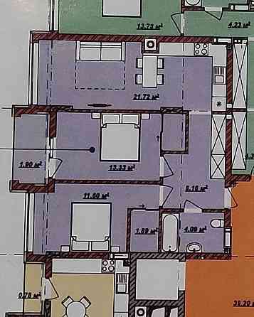 Продаж 2 кімнатної квартири у ЖК Б4, 3 будинок, Новий район Ужгород
