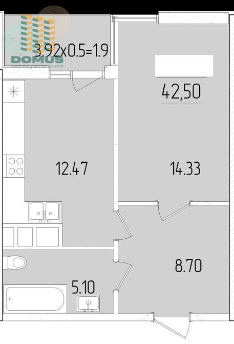 Ипподром и море‼️ Продам 1 комн в ЖК 60 Жемчужина. ДОМ СДАН КРАСНОВА Одеса - зображення 3