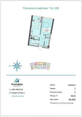 Атмосфера! Срочно! Квартира с видом на море! Одесса