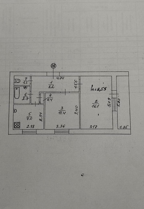 Двокімнатна квартира. м. Камʼянка Кам`янка-Бузька - зображення 1
