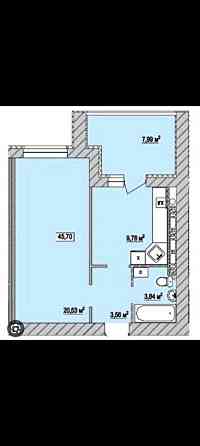 Євродвушка з виглядом в парк Софиевская Борщаговка