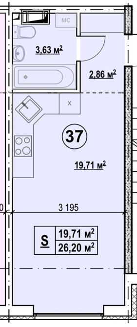 Продаж квартири студії біля метро Дарницького району! Київ - зображення 1