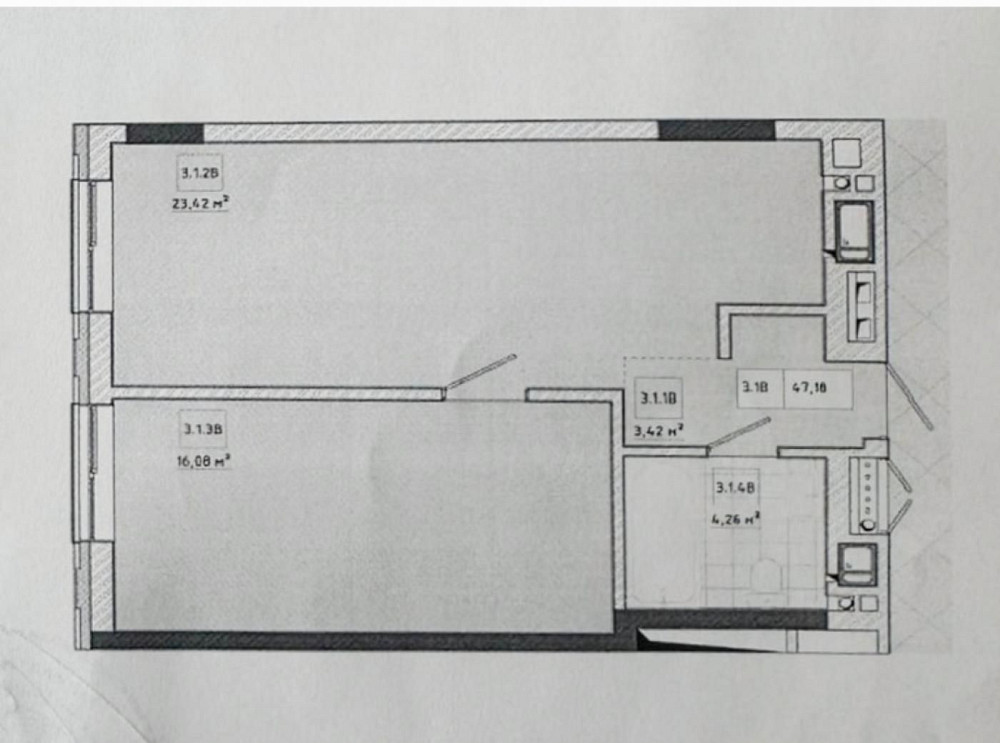 Продаж 1кімнатної квартири по вул.Трускавецькій. Апартаменти. Сокільники - зображення 1