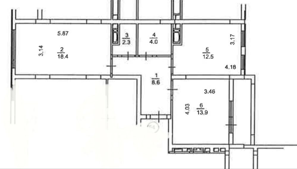 Продаж двокімнатної квартири 62м2 Крюковщина - изображение 7