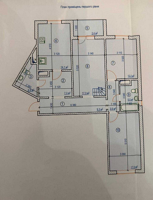 Продам пентхаус 147m² двухуровневый Позняки, ул.Григоренка Дарницкий Київ - зображення 2