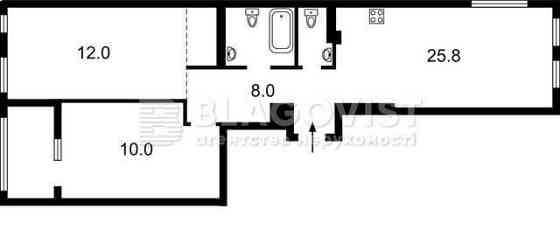 Продам 2-х кім.квартиру ЖК"Комфорт Таун"НОВИЙ!!!Березнева,14б  64 кв.м Київ