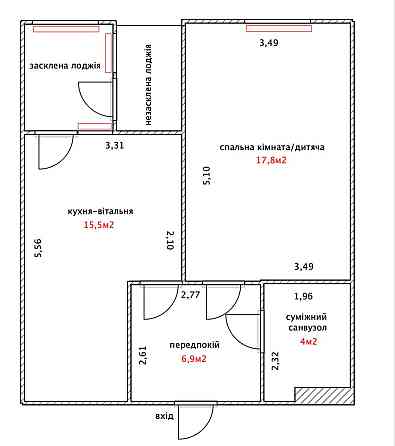 Без % Продаж 1к квартири ЖК Академ-Квартал (є генератор) Київ
