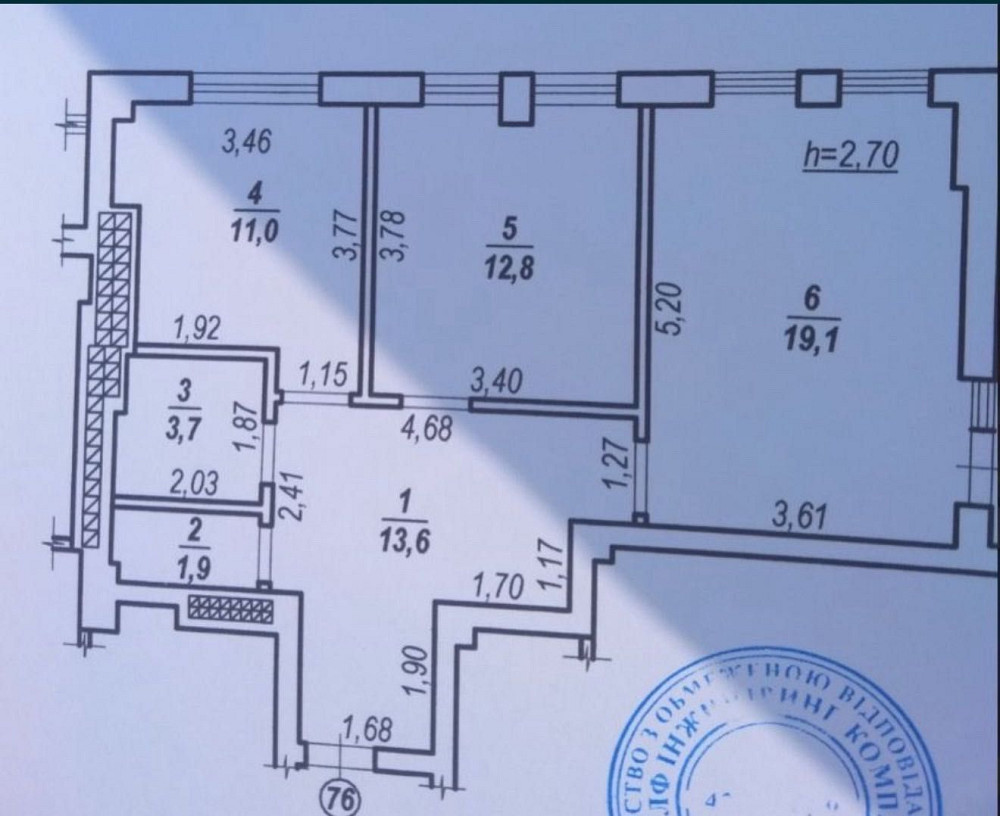 Продам 2-кімнатну квартиру в центрі міста — ЖК «Bridge Tower», 68,8 м² Ровно - изображение 5