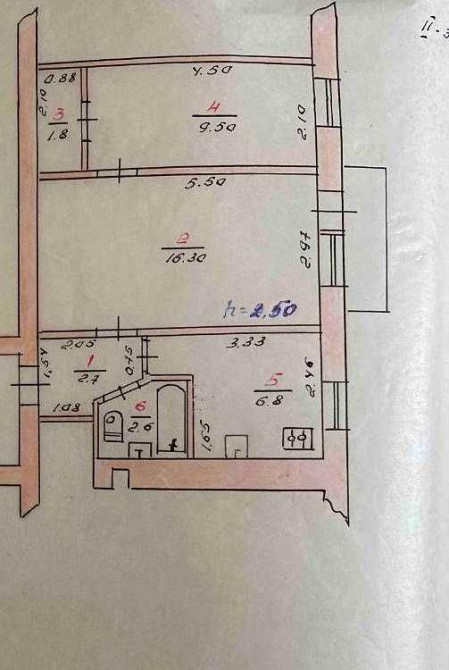 продаж двокімнатної квартири. центр Умань - зображення 4