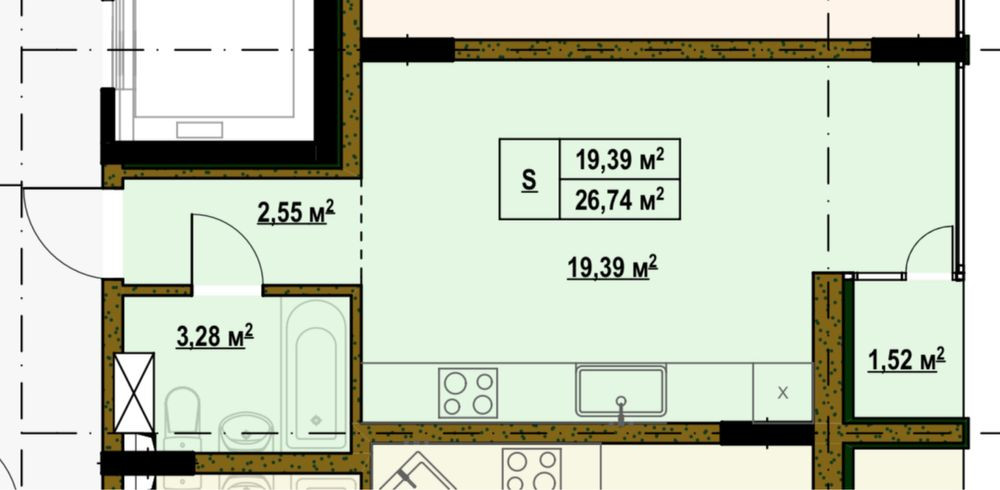 Акція! Квартира, Деснянський район, 26кв.м, з балконом Київ - зображення 4