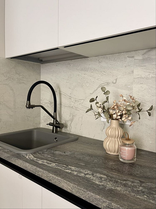 Оренда НОВОЇ 1к (євродвушки) з кухнею-вітальнею 19м2 в ЖК White Lines Київ - зображення 8