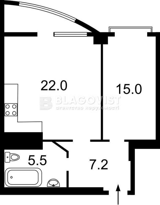 Без % Вул. Антоновича 72, гарне розташування, новий будинок. Київ - зображення 8