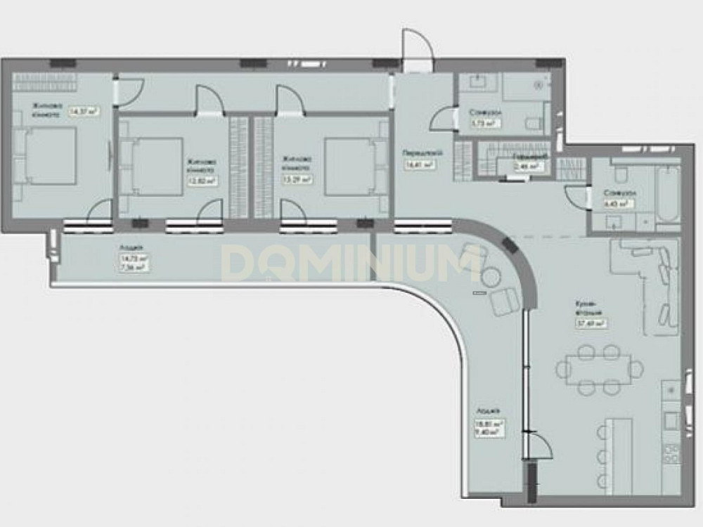 Продається 3 кімн. пентхаус у м.Хуст Хуст - изображение 2
