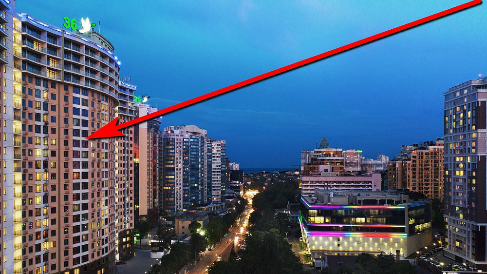 МЕСЯЦ/Лето/ГОД  1-ком 36 ЖЕМЧУЖИНА кровать+диван АРКАДИЯ/Генуэзская Одесса - изображение 2