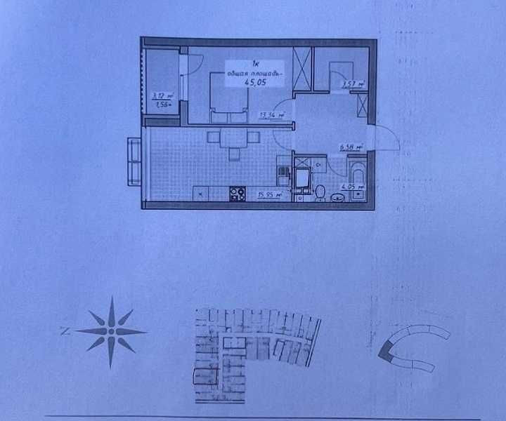 Однокомнатная пер. Курортный ЖК "Атмосфера" Одеса - зображення 2