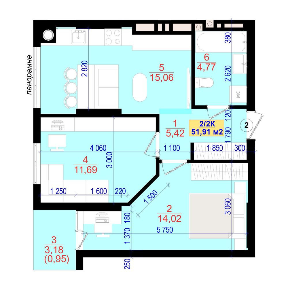 Готова 2 кім. кв в Цетрі міста ЖК “ Central park” Ивано-Франковск - изображение 2