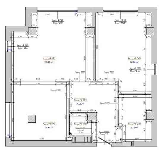 Продам  2х комнатную квартиру  72 м2 Чистовая отделка ЖК Кристалл Харків