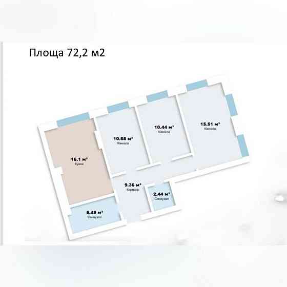 Трикімнатна в Ірпінь - Сіті, підходить від Є-оселя та сертифікати. Ирпень