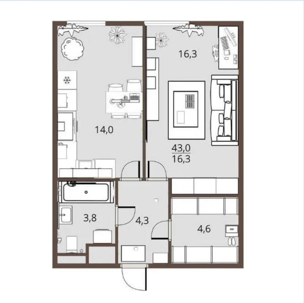 Євро-двушка в ЖК Краєвидний Крюковщина - изображение 6