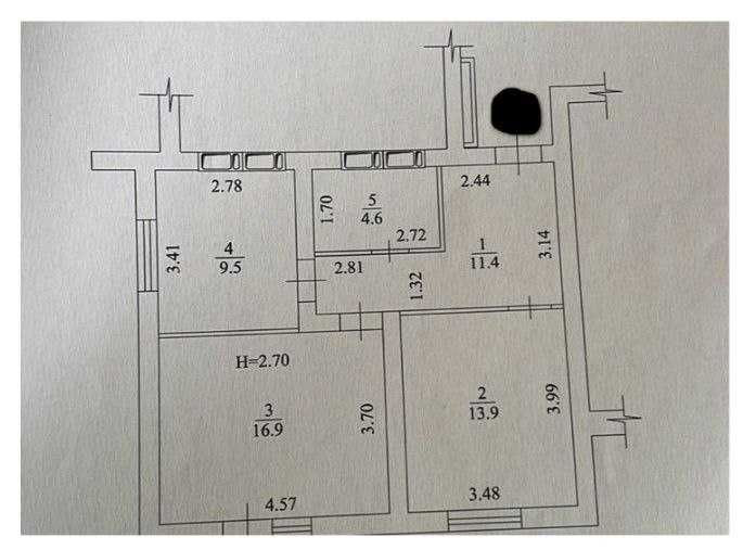 ЖК Оазис, Продам 2 ком квартиру пл 59м2, этаж 3/16ти, Документы! A Харків - зображення 2