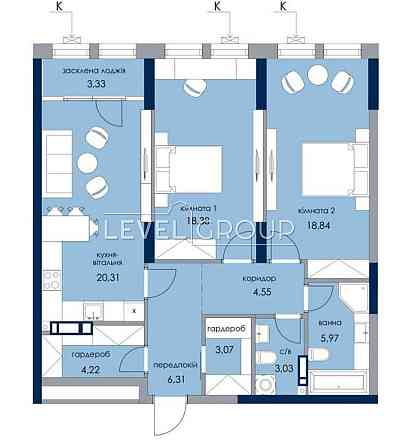 ‼️  Простора 2к квартира, 89 м², Новий Автограф Дарниця вид на парк Київ