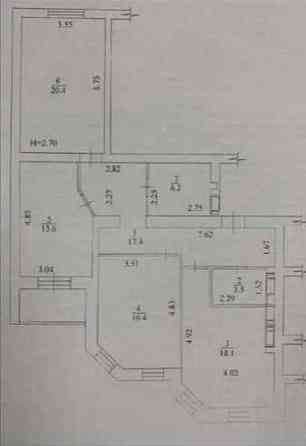 Продам 3-к квартиру 100 м² с чистовым ремонтом ЖК Сокольники (21556) Харків