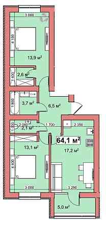 Простора 2 Кімнатна з лоджією - вїжджай у мрію! Ровно