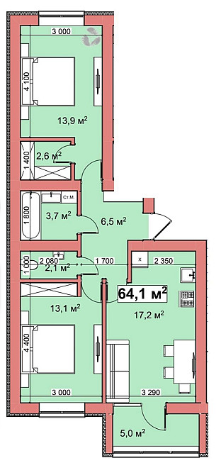 Простора 2 Кімнатна з лоджією - вїжджай у мрію! Рівне - зображення 2