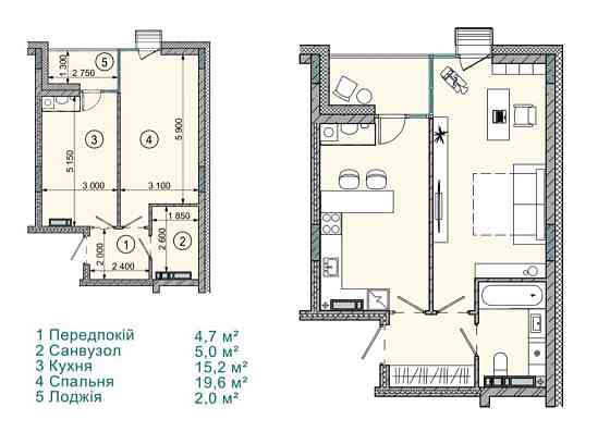 Власник. Продам 1 к квартиру, с. Софіївська Борщагівка, ЖК Sense City Софиевская Борщаговка