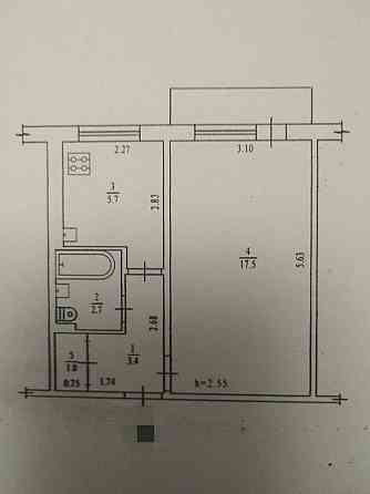 Продаж 1к квартири на Алмазному в житловому стані Полтава