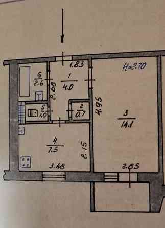Термінова ! Продаж 1 кім.  квартири 17000$ БЕЗ % Музичи