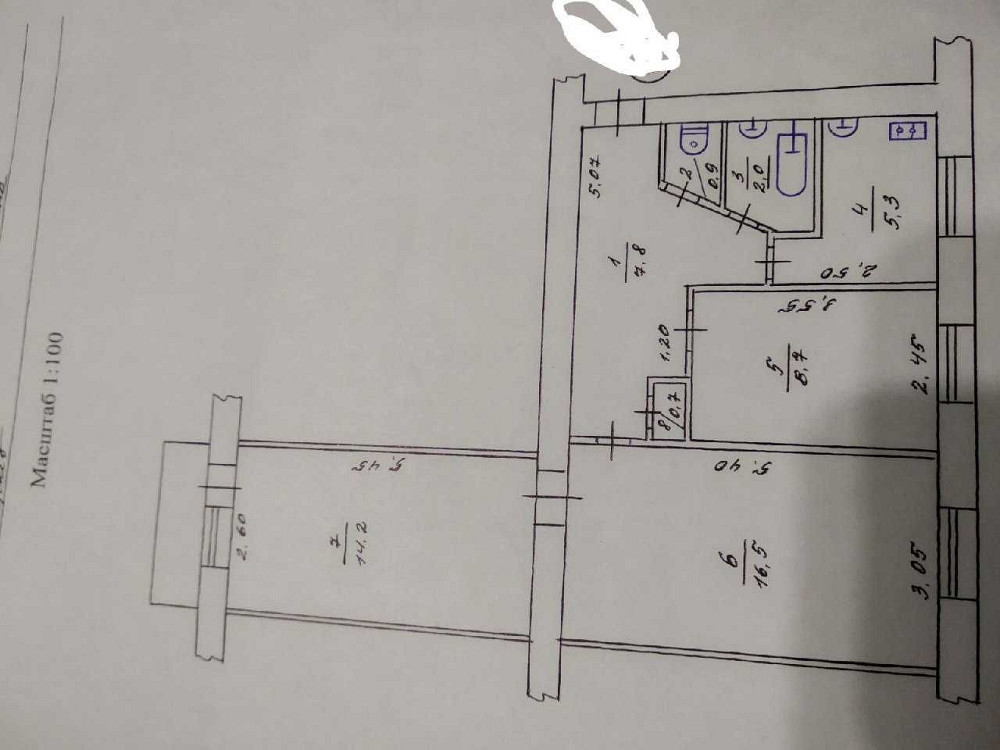 Продам 3к квартиру в центрі міста Харків - зображення 7
