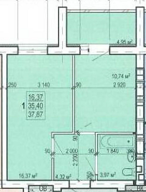 Продам одномнатную квартиру ЖК Птичка дом подключён.L Харьков - изображение 1