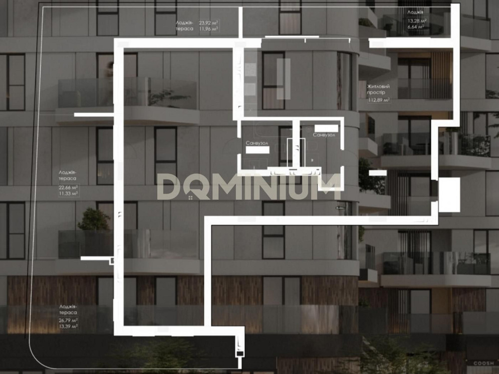 Продається 3 кімн. пентхаус в новобудові м.Хуст Хуст - изображение 1