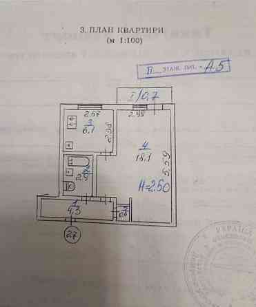 Продам однокімнатну квартиру Кривой Рог
