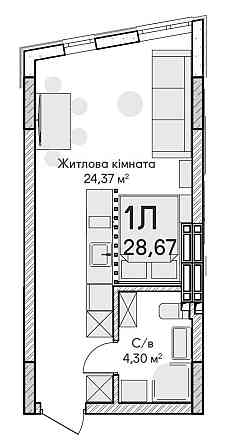 29тис$ вартість квартири в зданому ЖК!Доступ до ремонту від 75% оплати Ирпень