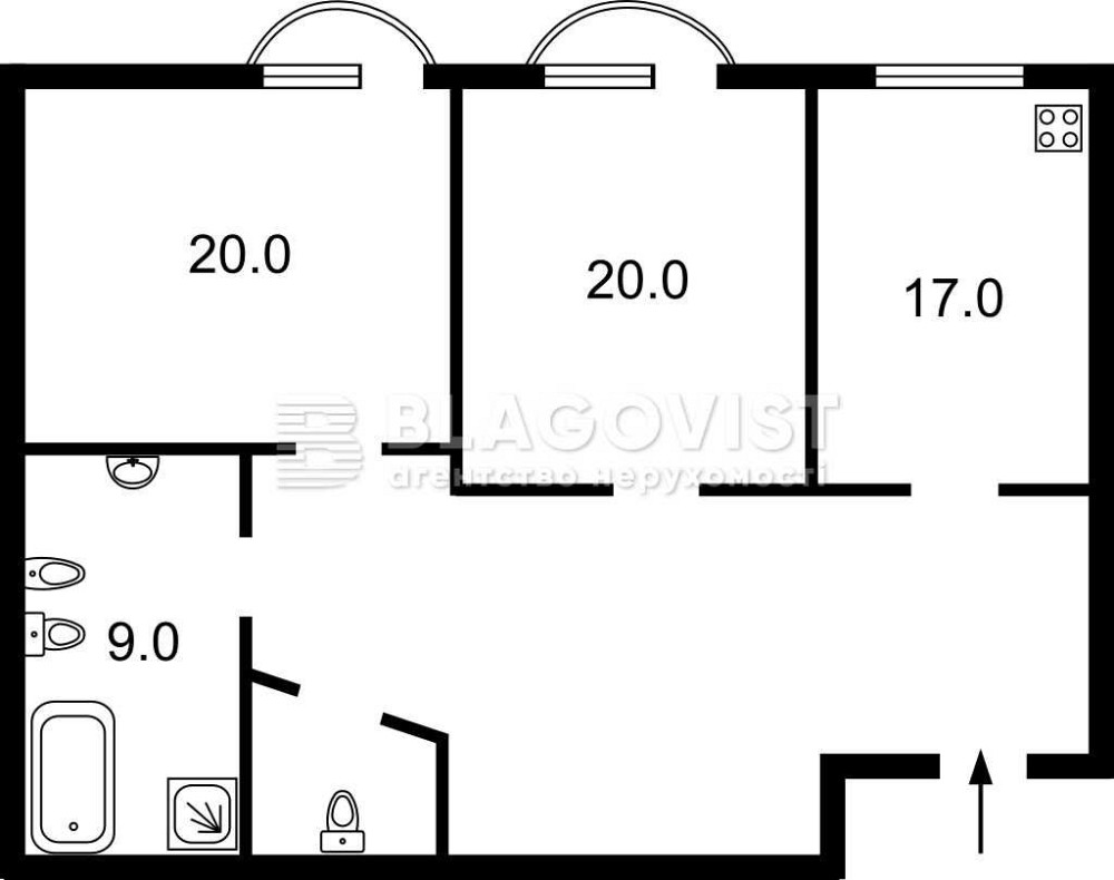 Продаж 82м2 квартири Костельна,7  Майдан  Хрещатик Центр Київ - зображення 2