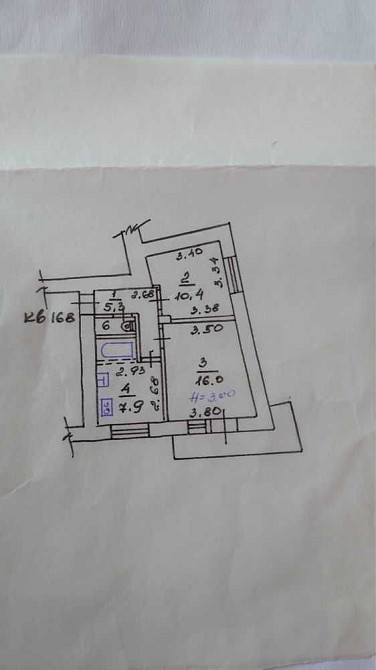 Продам 1 комн. из. кв. Сталинка (403335) Харків - зображення 3