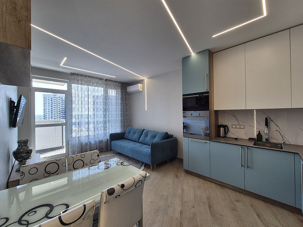 Оренда  євродвушка  50квм ЖК Зарічний Осокорська 2а метро Славутич Киев - изображение 4