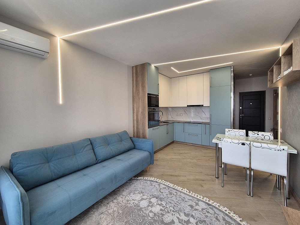 Оренда  євродвушка  50квм ЖК Зарічний Осокорська 2а метро Славутич Киев - изображение 1