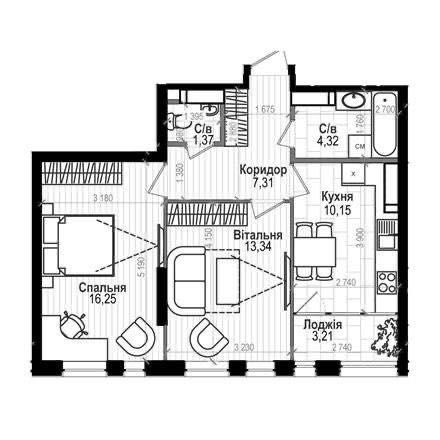 Від власника! 2-х квартира. Голосіївський р-н .Науки 58в Київ - зображення 1