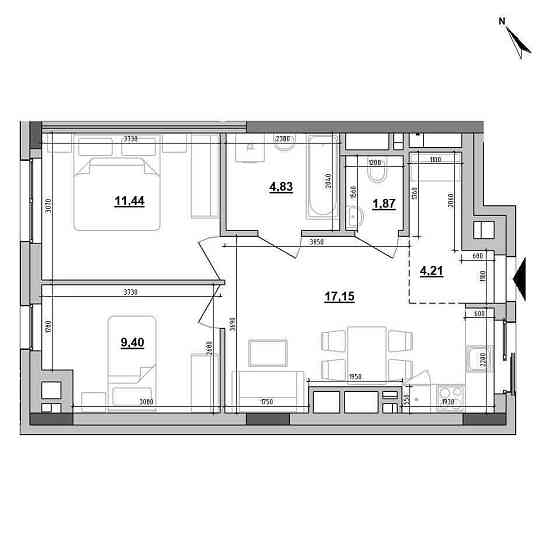 Продаж 2-кім.помешкання вул. Стрийська ЖК "Big Ben" Без комісії Львів