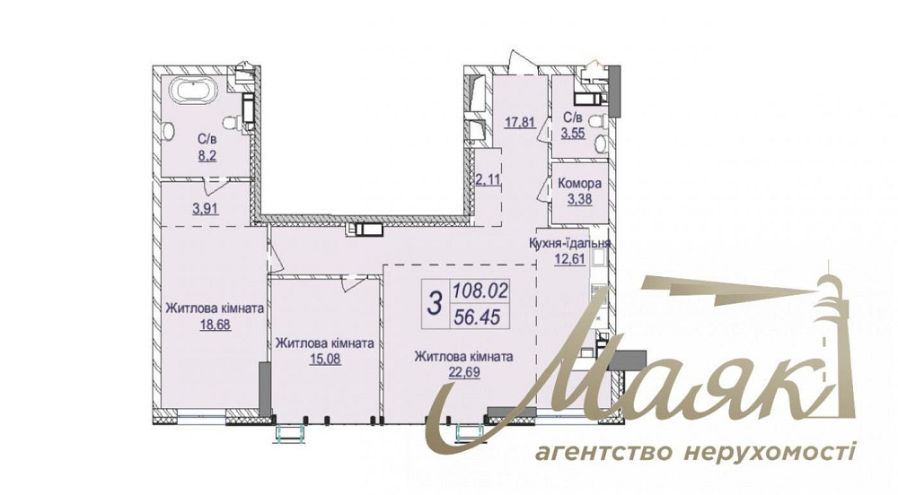 Продаж квартири 108 м2 в ЖК Новопечерські Липки Драгомирова 7 черга Київ - зображення 4