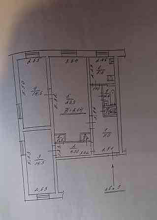 Продам 3х кімнатну квартиру на Первомайці Кривой Рог