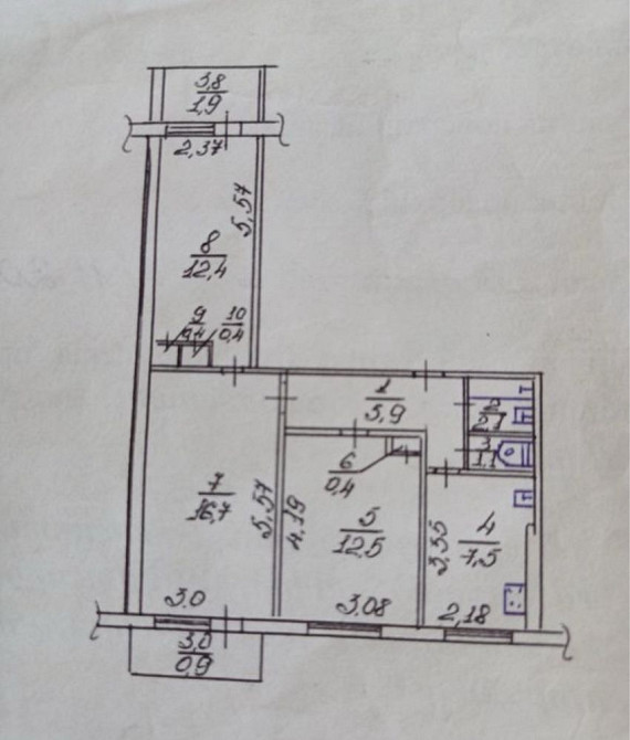 Продаю 3 х комнатную квартиру на пр Мира Миколаїв - зображення 8