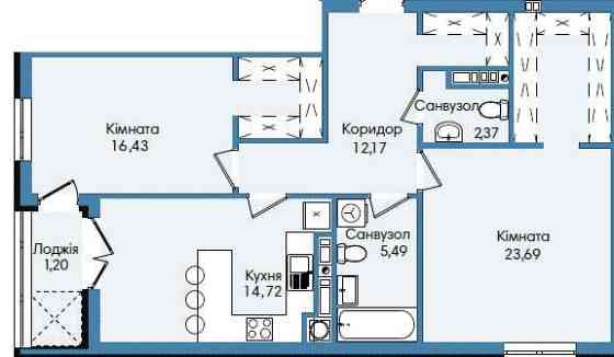 БЕЗ КОМІСІЇ Продаж 2 кімнатної в ЖК Вашингтон Сіті, Зелена, Вашингтона Львів