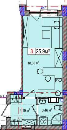 Відмінна квартира в зеленому районі, за 17600 $ Київ - зображення 4