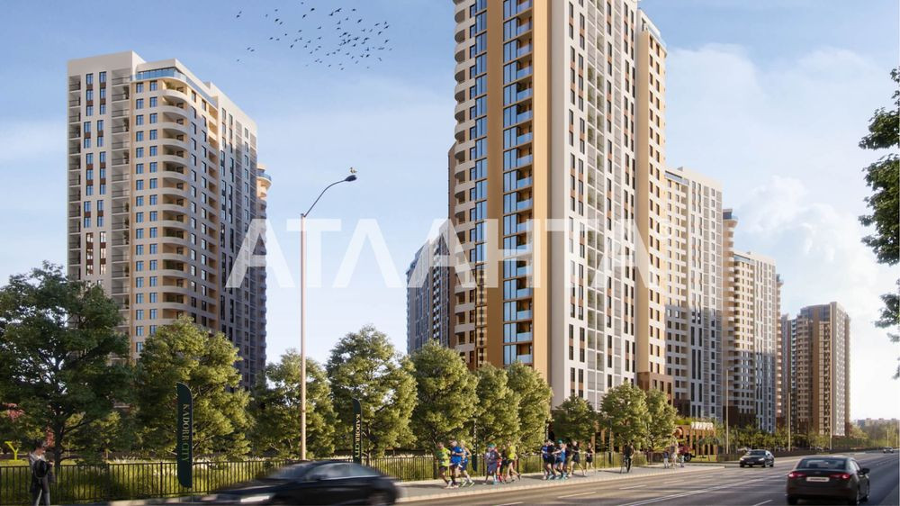 61 м2 вид на ипподром 3 этаж Краснова Кадор Одеса - зображення 6